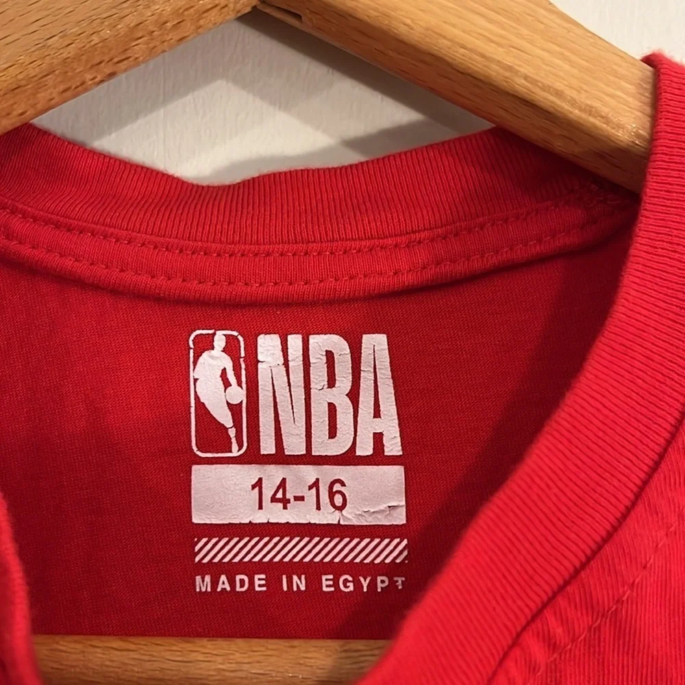NBA Graphic Tee Short Sleeve Basketball Cotton Youth Boys Large Unisex